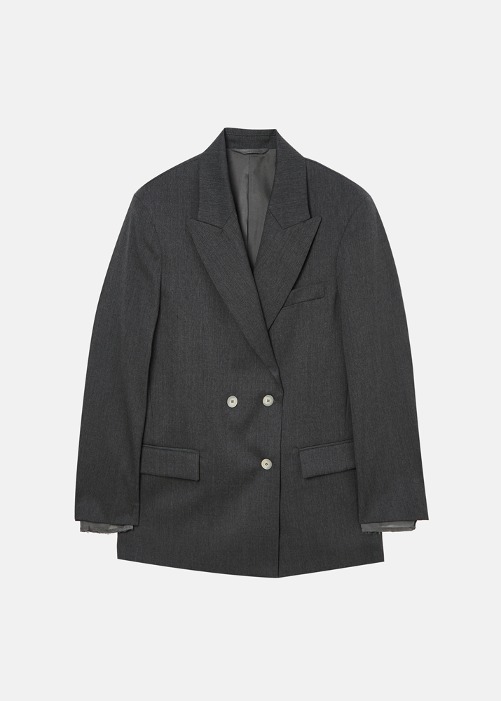 [MAISON FLANEUR] Jacket Bi-Stretch Flanel Grey