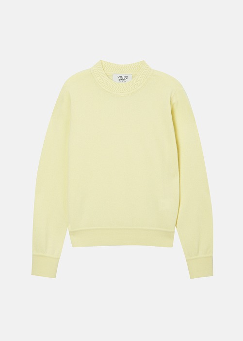 [VUE DU PARC] Cashmere Pastel Knit Yellow