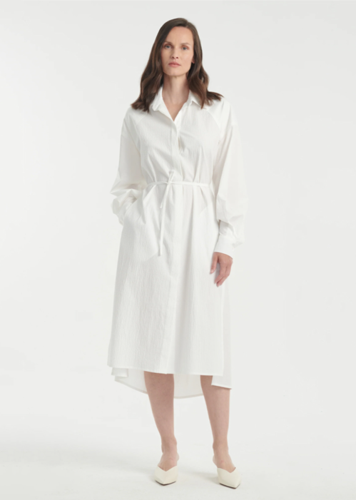 [NEHERA] Shaped Dress White
