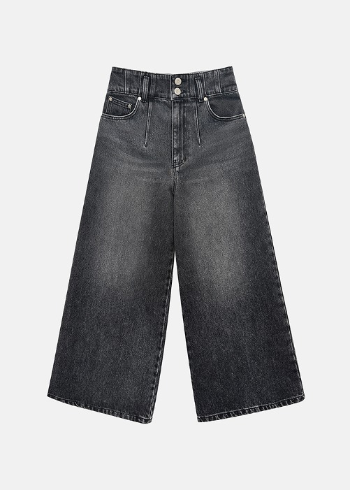 [VUE DU PARC] Cotton Wide Denim Jeans